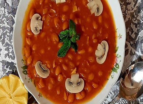 خرید و قیمت کنسرو لوبیا با قارچ خانگی + فروش صادراتی
