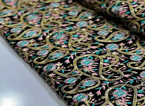 قیمت پارچه مخمل سوزن دوزی + خرید باور نکردنی