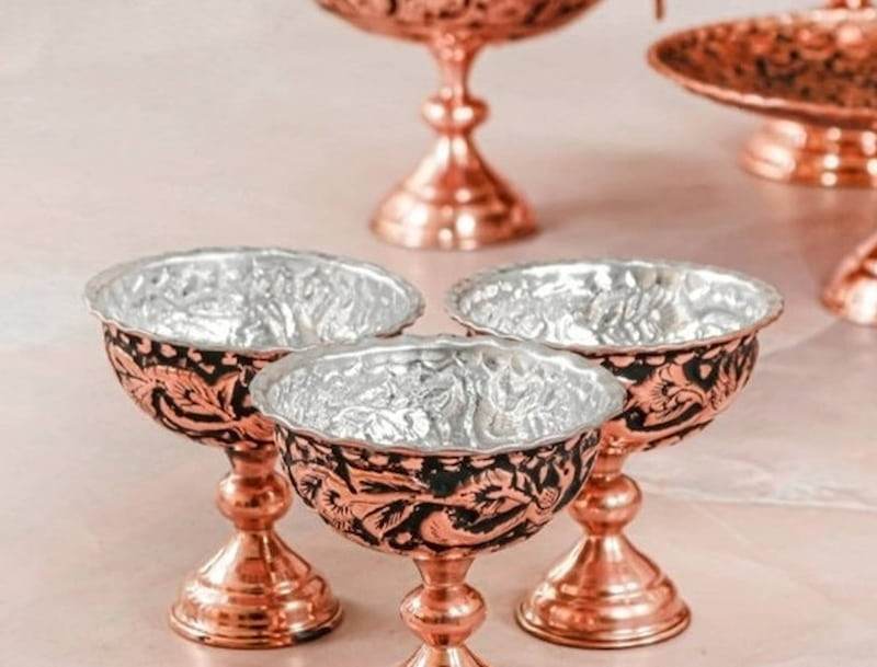 قیمت کاسه مسی سیاه قلم با کیفیت ارزان + خرید عمده
