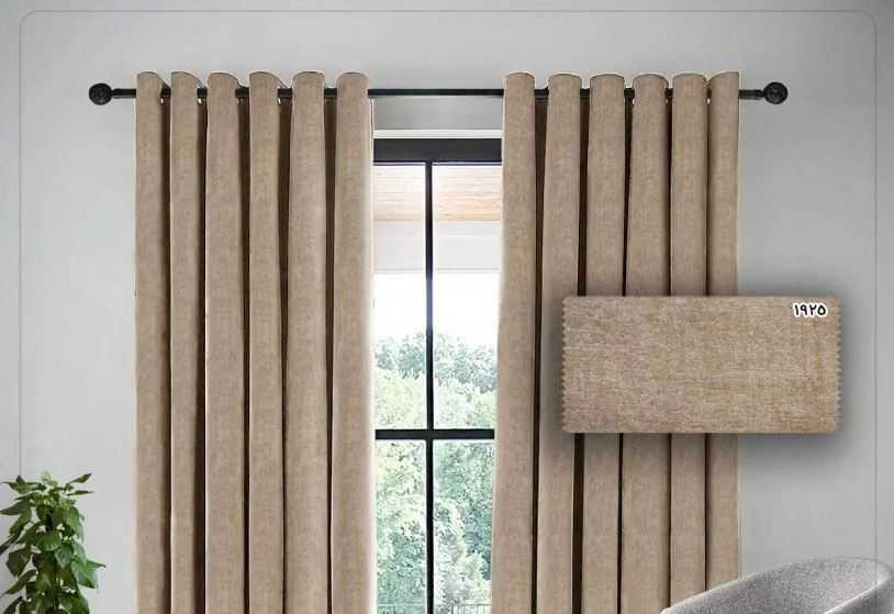 فروش پارچه پرده مخمل طوسی + قیمت خرید به صرفه