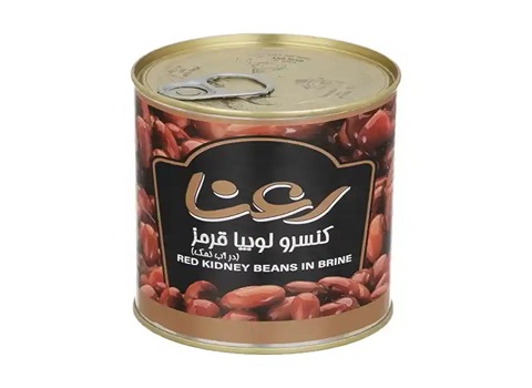 قیمت خرید کنسرو لوبیا قرمز رعنا با فروش عمده